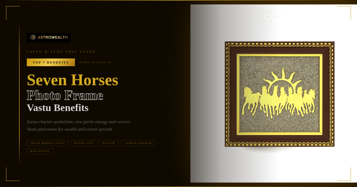 7 Horse Photo Frame Vastu Benefits for Home and Office