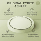 Raw Pyrite Anklet