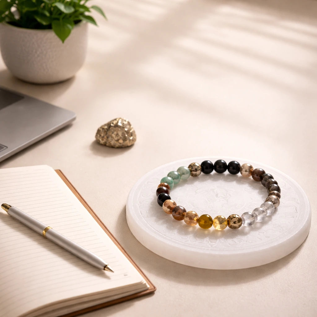 Dhan Yog Bracelet (Lab Certified) + Selenite Charging Plate
