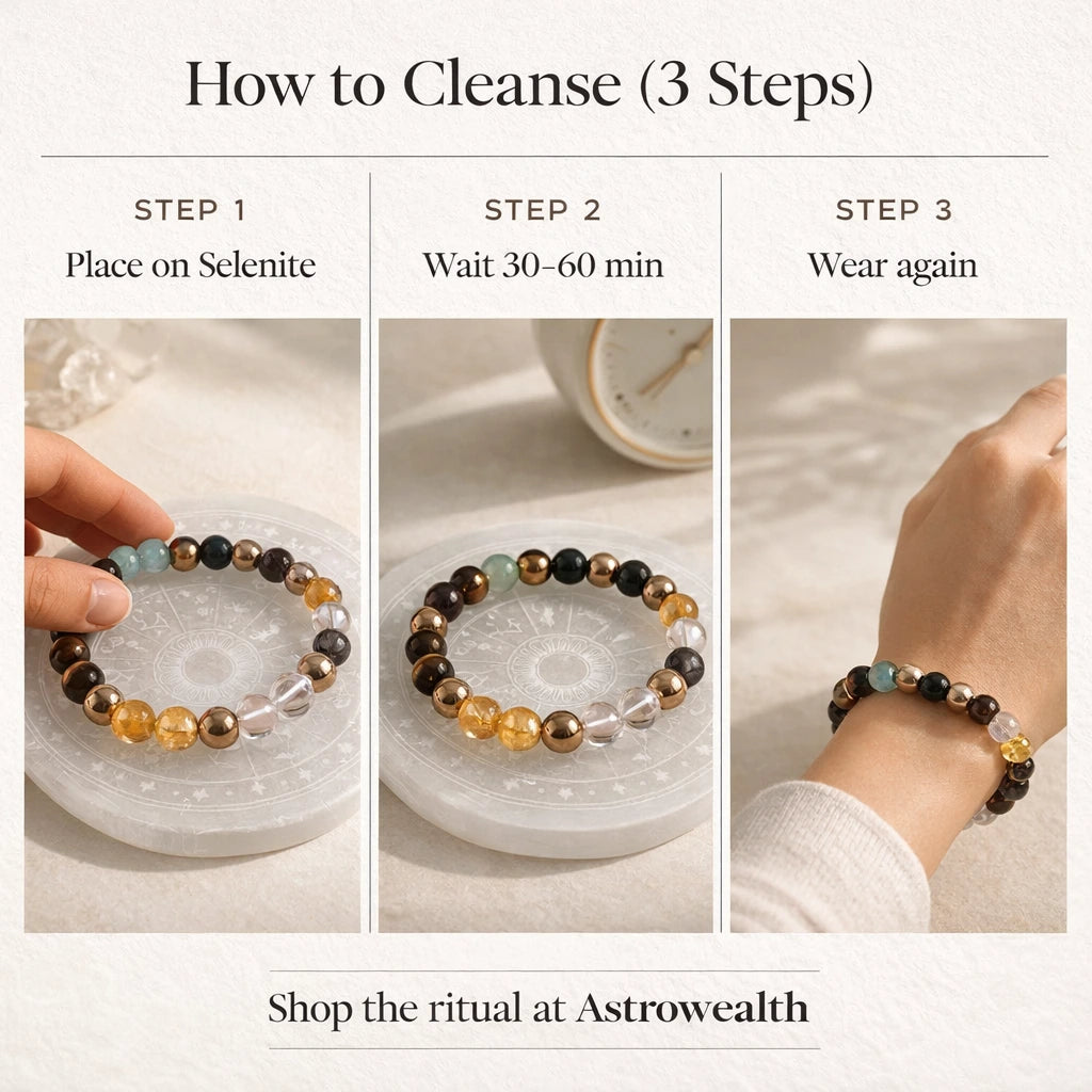 Dhan Yog Bracelet (Lab Certified) + Selenite Charging Plate
