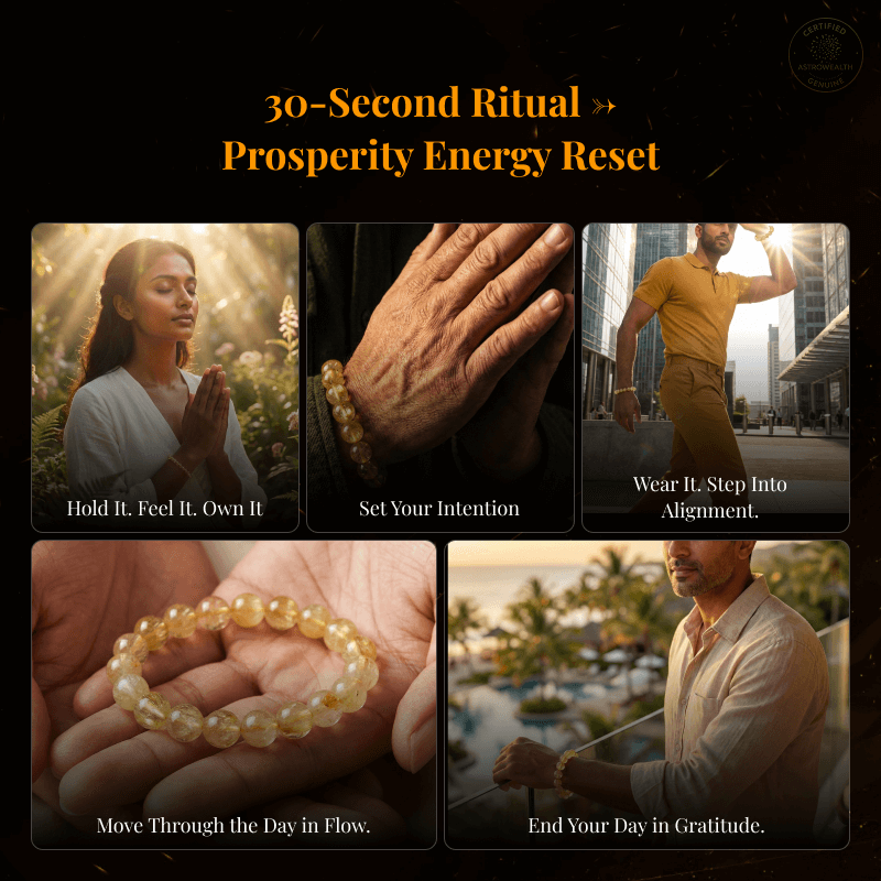 Citrine Bracelet (Lab Certified)