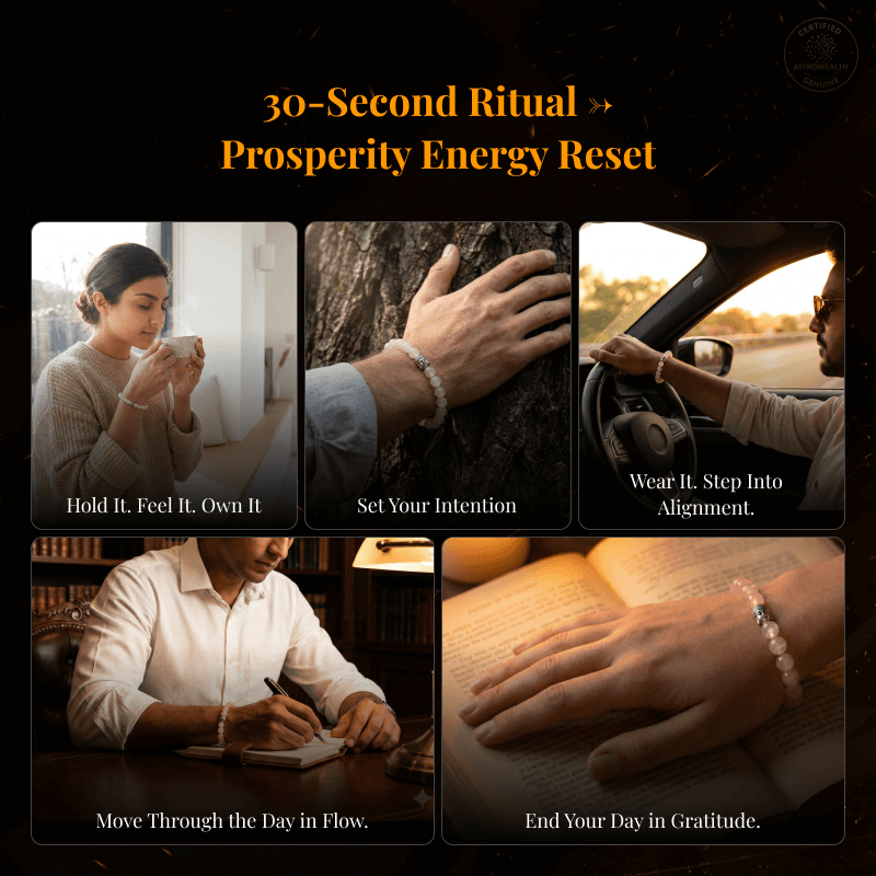 Rose Quartz Love Attraction Bracelet (Lab Certified)