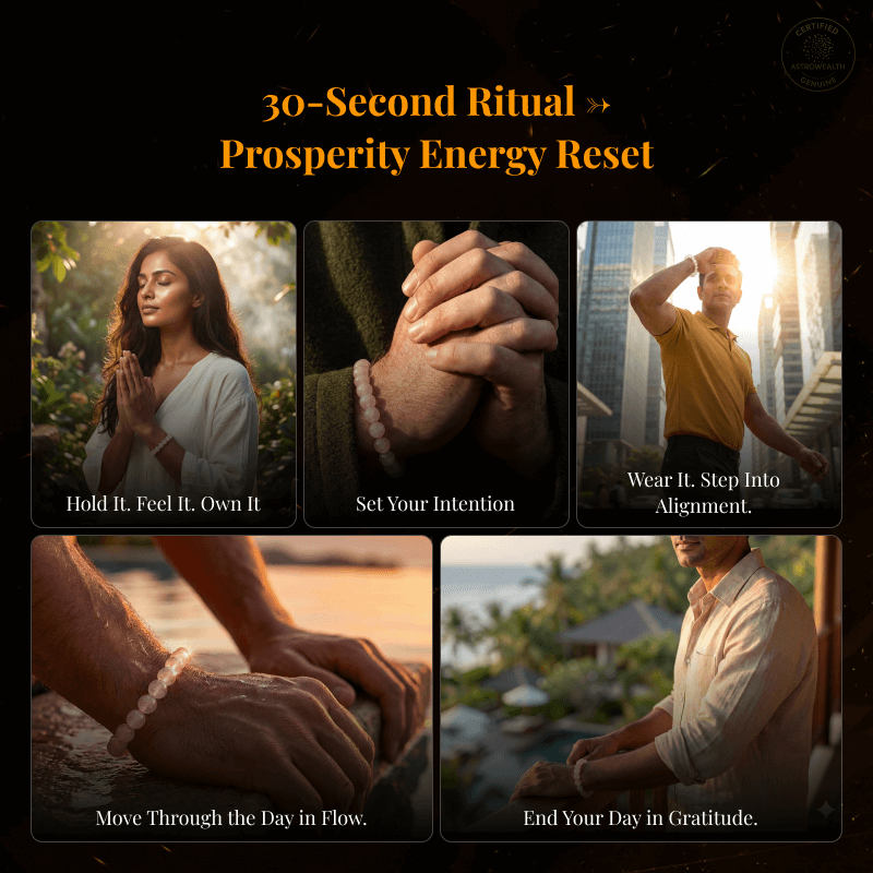 Rose Quartz Bracelet (Lab Certified)