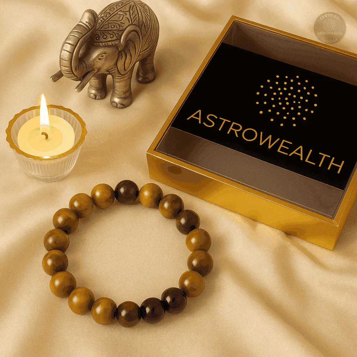 Tiger's Eye Bracelet (Lab Certified)