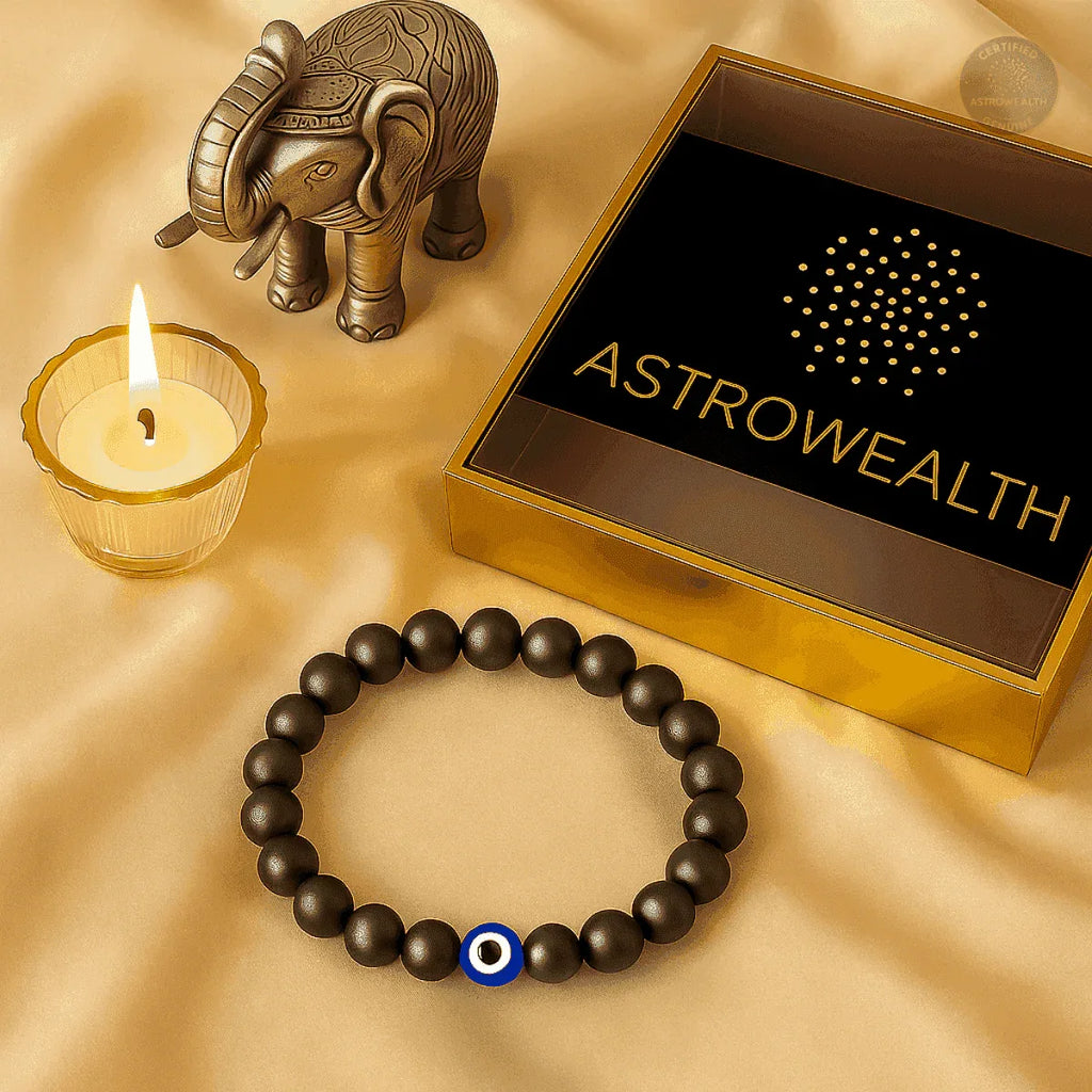 Pyrite Evil Eye Bracelet (Lab Certified)