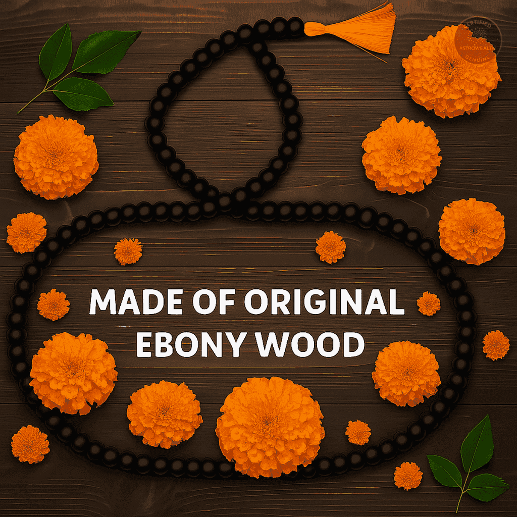 Karungali Malai 108 Beads (Lab Certified)