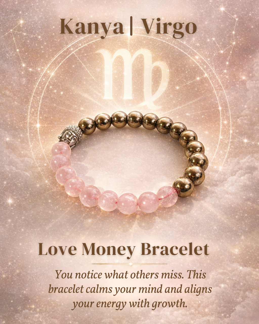 Love Money Bracelet with Kanya | Virgo Zodiac Charm