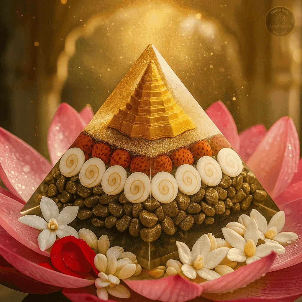 Money Magnet Pyrite Pyramid