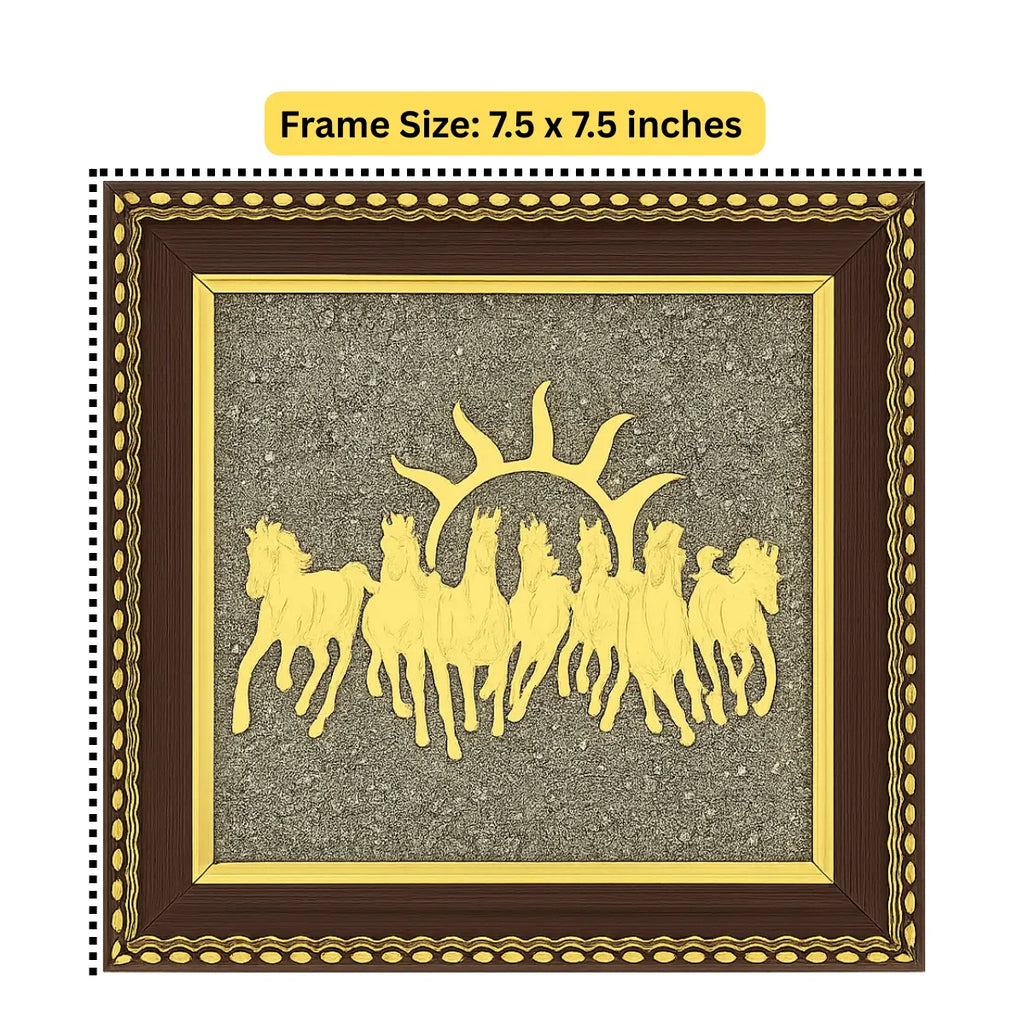 7 Horses Pyrite Frame