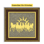 7 Horses Pyrite Frame