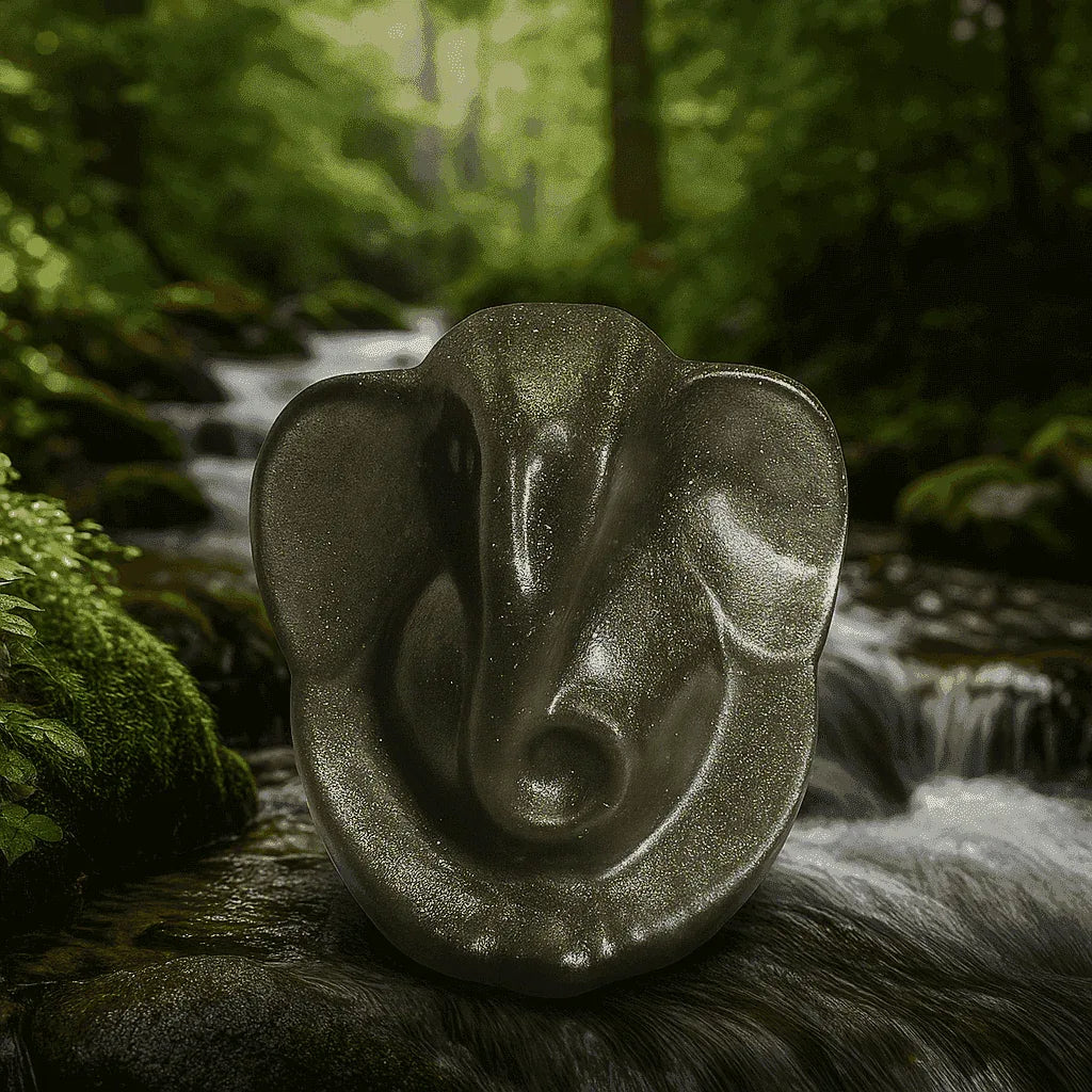 Pyrite Ganesha Idol