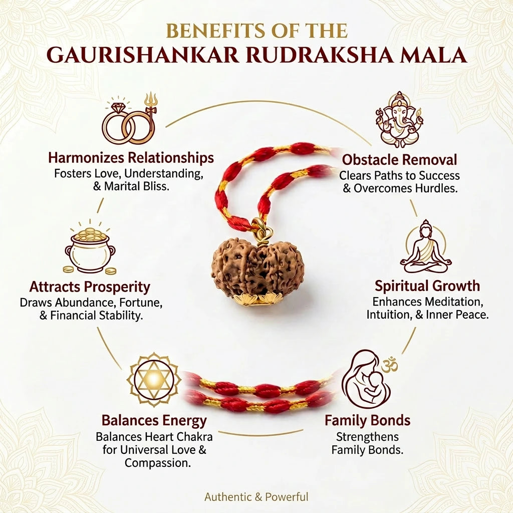 Original Gauri Shankar Rudraksha