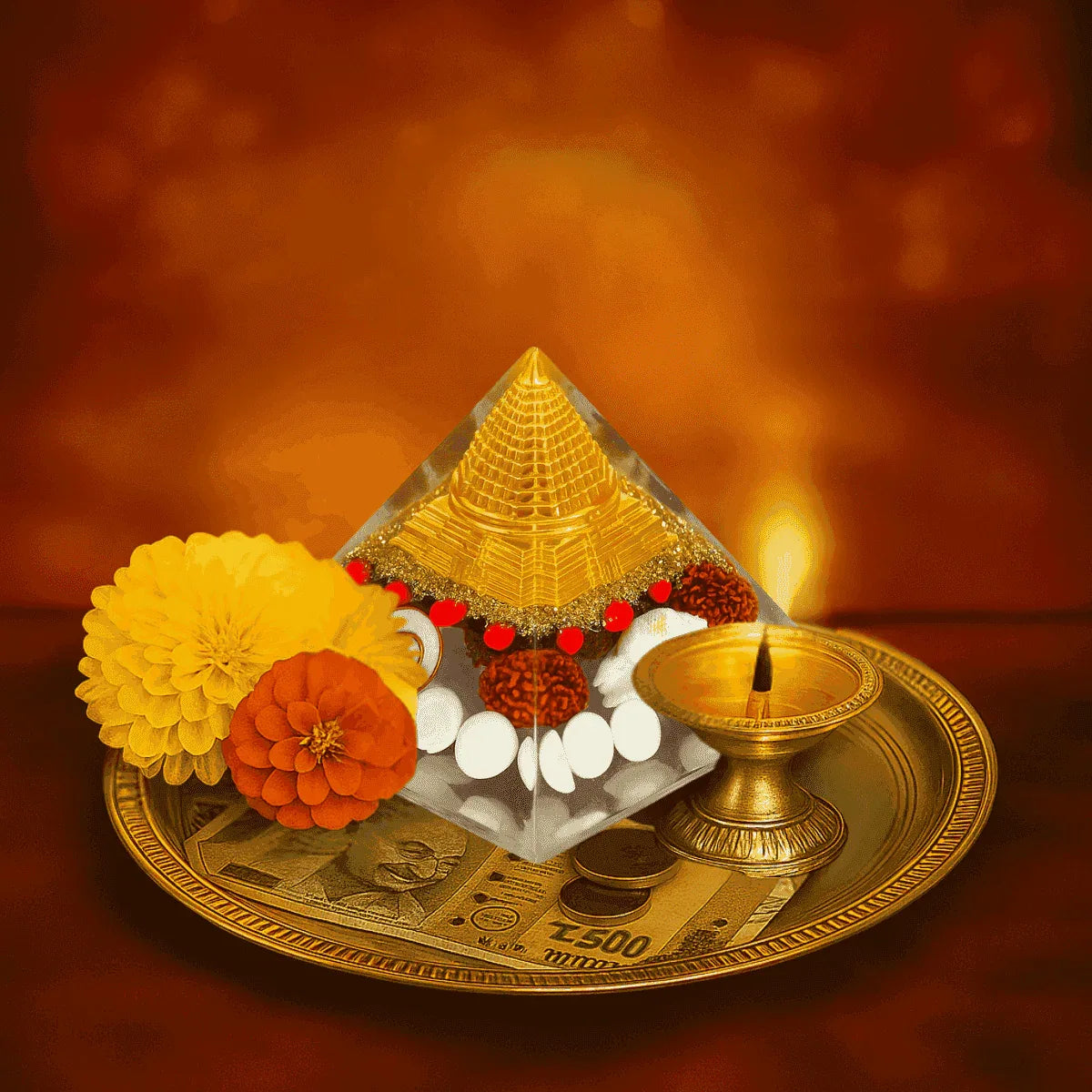 Laxmi Yantra Pyramid (70 to 75mm)