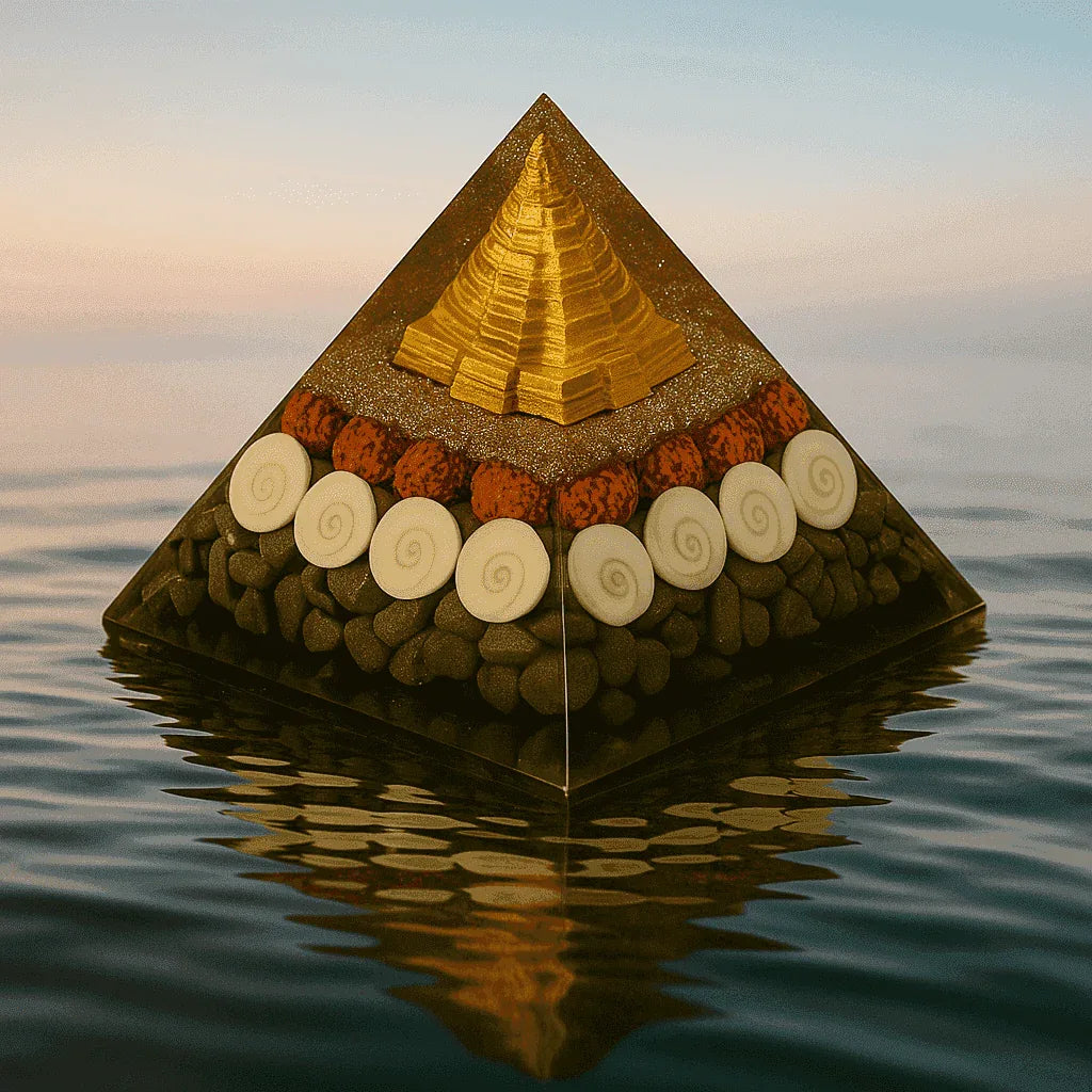 Money Magnet Pyrite Pyramid