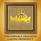 7 Horses Pyrite Frame