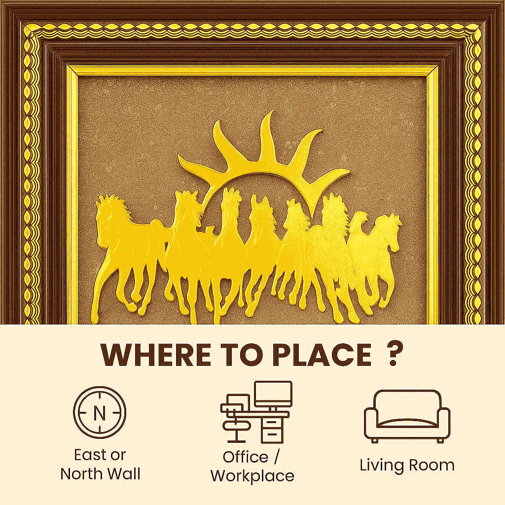 7 Horses Pyrite Frame