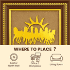 7 Horses Pyrite Frame