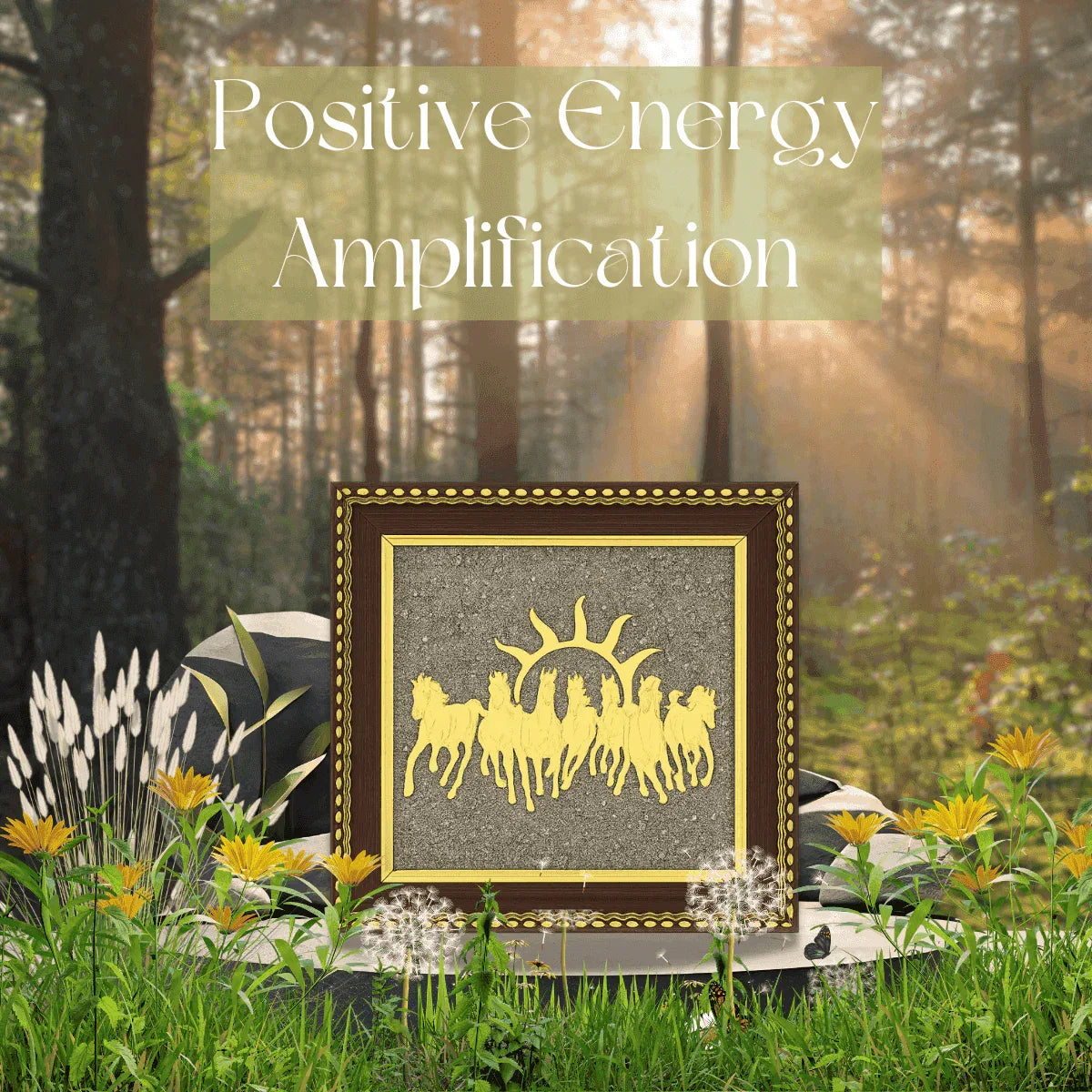 7 Horses Pyrite Frame