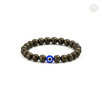 Pyrite Evil Eye Bracelet (Lab Certified)