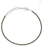 Raw Pyrite Anklet