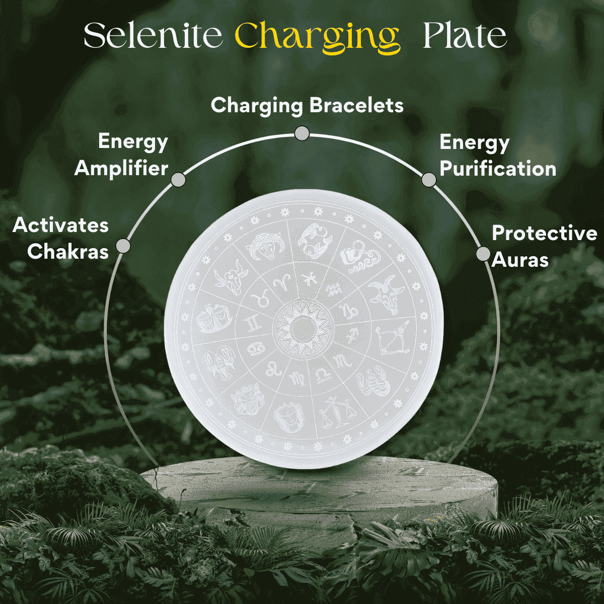 Selenite Charging Plate