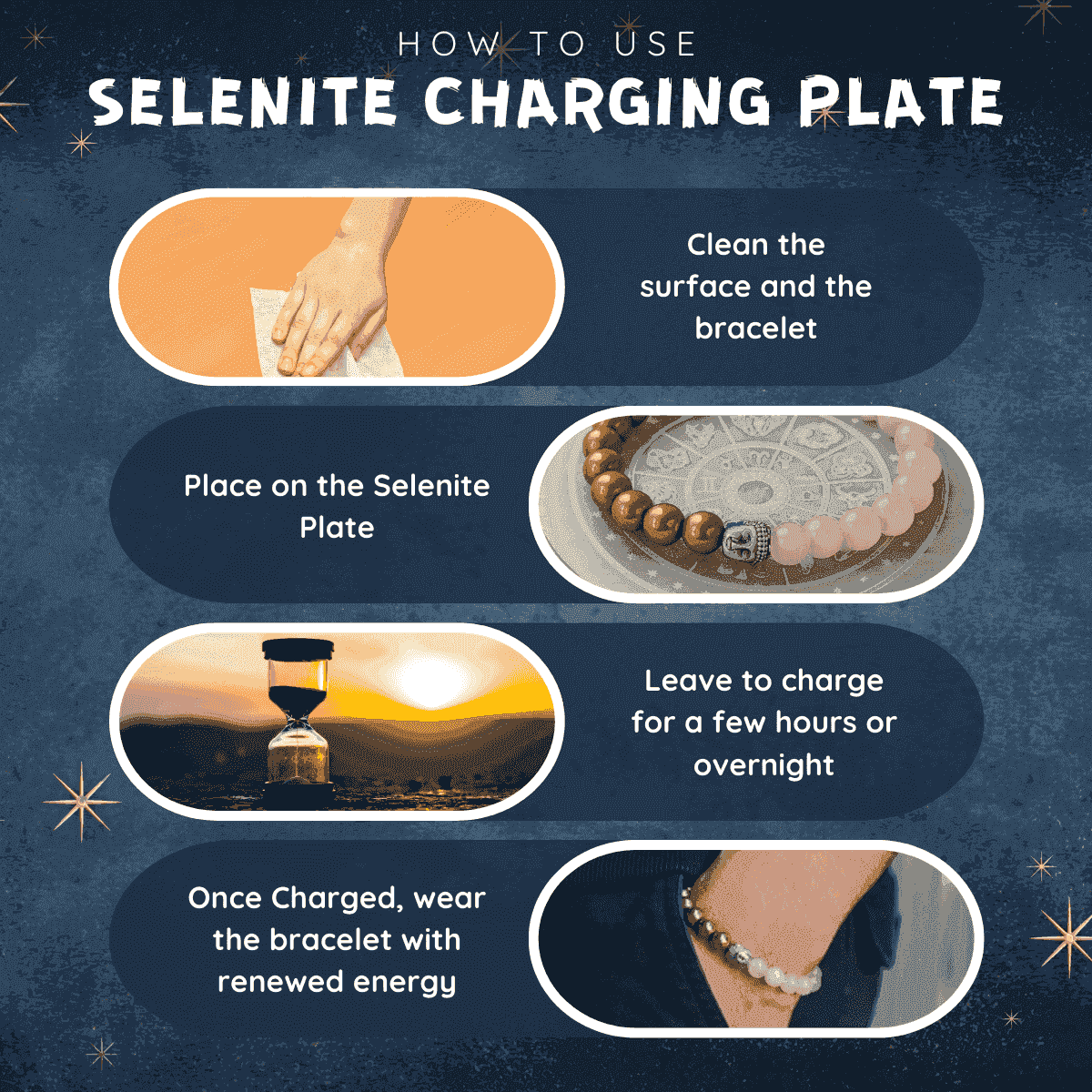 Selenite Charging Plate