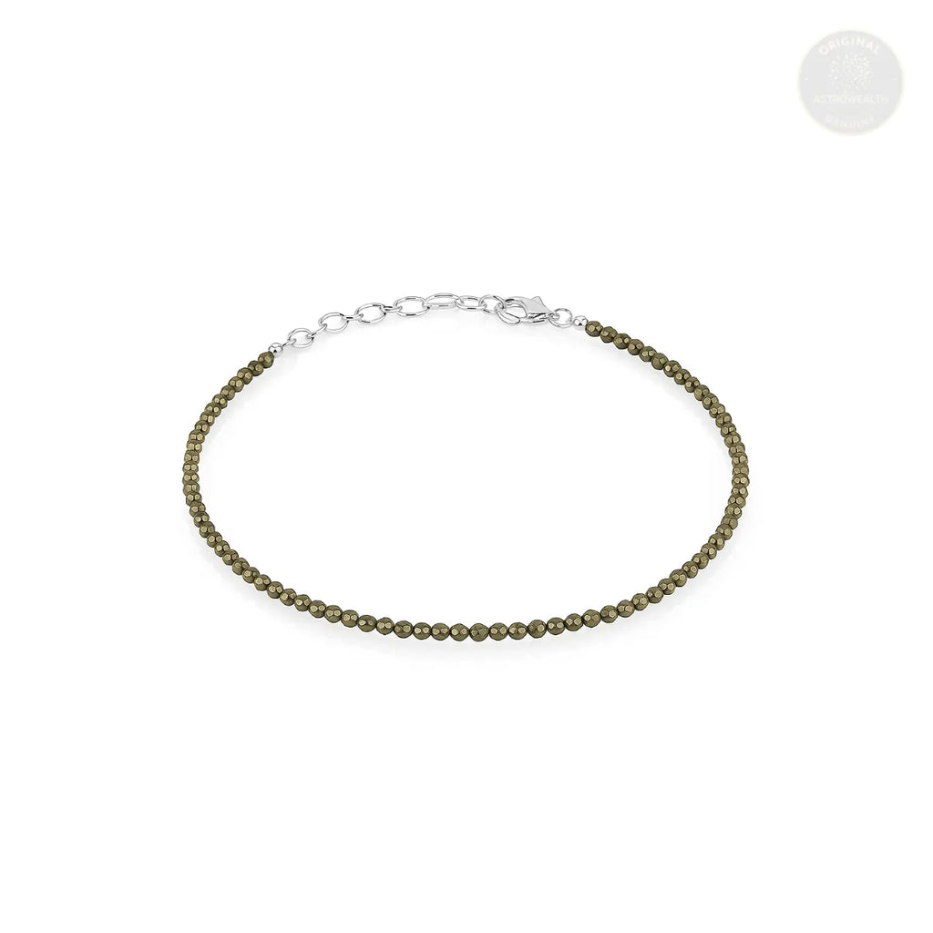 Raw Pyrite Anklet