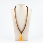 Brown Rudraksha Mala 108+1 beads